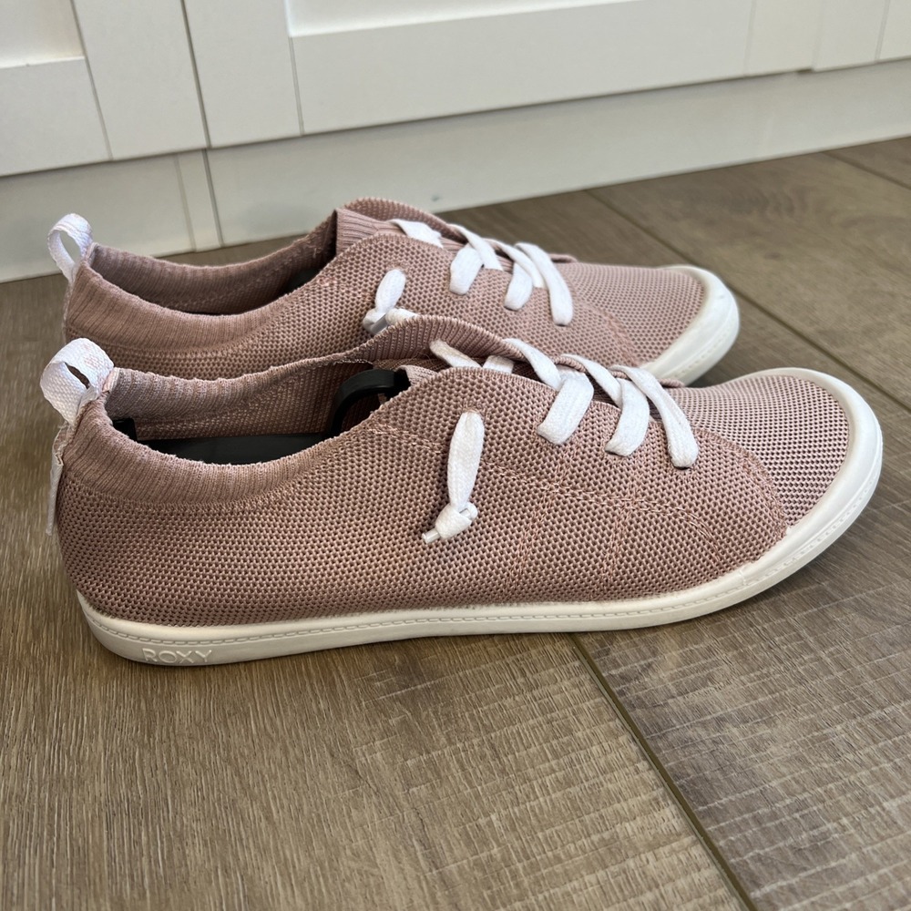 Roxy Bayshore Shoes Sneakers Pink Womens Size 9 Mesh slip on - Picture 6 of 14